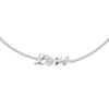 TOMEI The LOVE Diamond Bracelet, White Gold 750