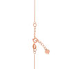 TOMEI Rouge Collection Love Tower Necklace, Rose Gold 750