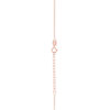 TOMEI Rouge Collection Key Necklace, Rose Gold 750