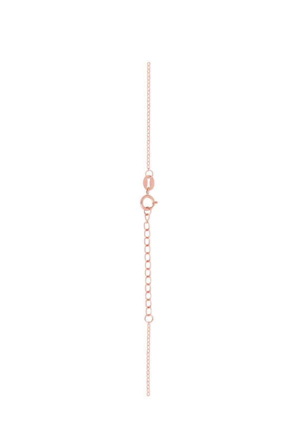 TOMEI Rouge Collection Red Tail Necklace, Rose Gold 750