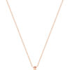 TOMEI Rouge Collection Red Tail Necklace, Rose Gold 750