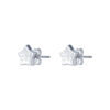 TOMEI Star Earrings, White Gold 585
