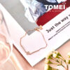 TOMEI Rouge Collection Sparkling Clover Diamond Bracelet, Rose Gold 750