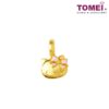 TOMEI x Hello Kitty with Pink Bow Charm, Yellow Gold 916 (HK-YG0579P-EC-2.17G)
