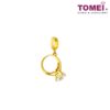 Tribute to Remarkable Women Diamond Ring Chomel Charm, Tomei Yellow Gold 916