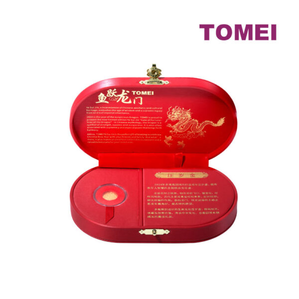 TOMEI 【祥龙送福压岁金】 Year Of The Dragon Gold Wafer 1G, Yellow Gold 9999