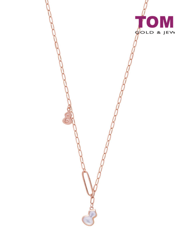 TOMEI Rouge Collection, Nacre Hulu Necklace Rose Gold 750