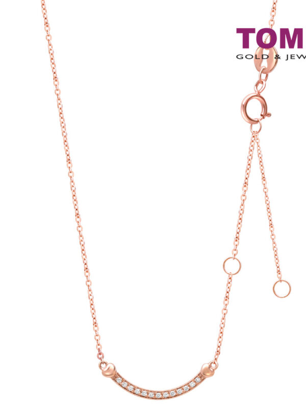 TOMEI Rouge Collection, Smiley Necklace Rose Gold 750