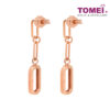 TOMEI Rouge Collection, Link Earrings Rose Gold 750