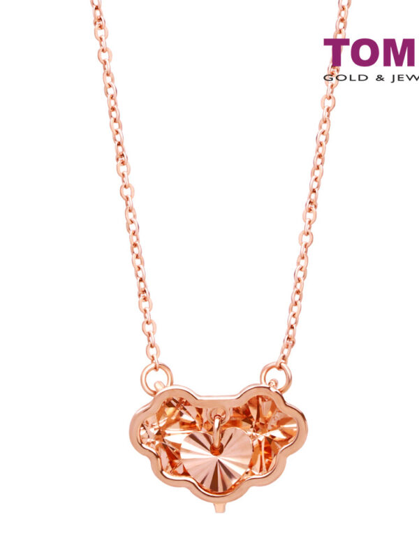 TOMEI Rouge Collection, Auspicious Cloud Necklace Rose Gold 750