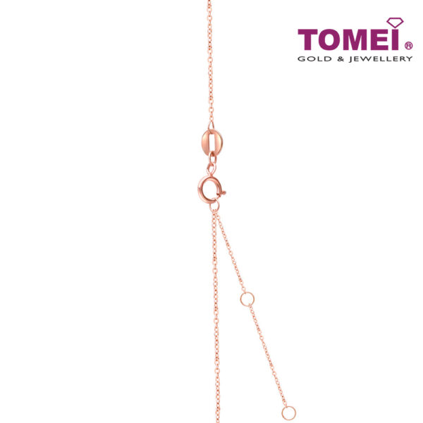 TOMEI Rouge Collection, Auspicious Cloud Necklace Rose Gold 750
