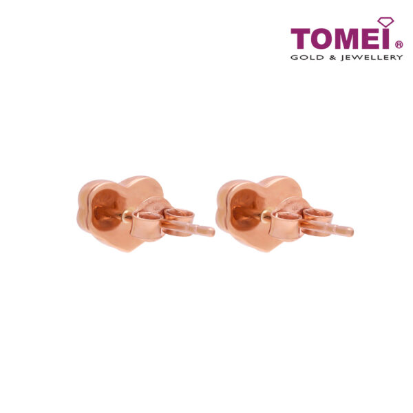 TOMEI Rouge Collection, Auspicious Cloud Earrings Rose Gold 750