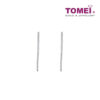TOMEI Square Hoop Diamond Earrings White Gold 750