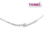 TOMEI 心心相印 Heart to Heart Diamond Bracelet White Gold 750