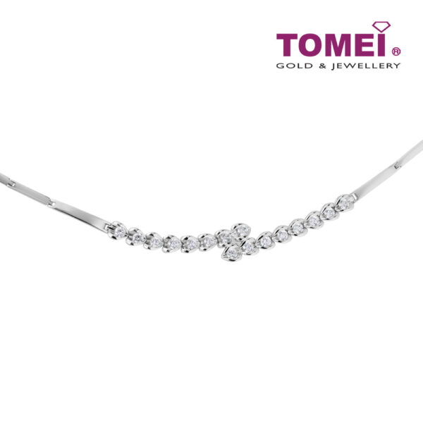 TOMEI 心心相印 Heart to Heart Diamond Bracelet White Gold 750
