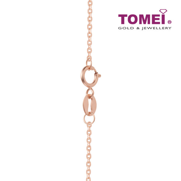 TOMEI Rouge Collection Diamond Necklace, Rose Gold 750