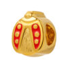 TOMEI [Online Exclusice Chomel Charm] Make A Wish On A Lady Bug, Yellow Gold 916
