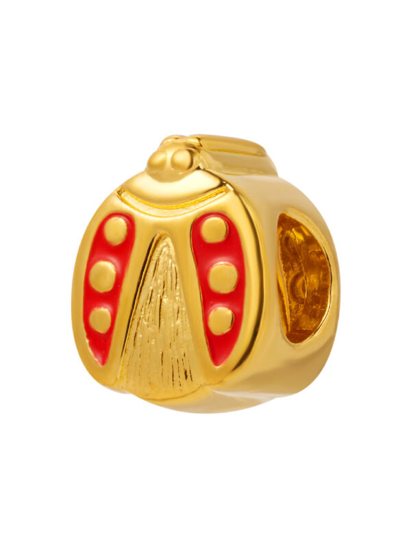 TOMEI [Online Exclusice Chomel Charm] Make A Wish On A Lady Bug, Yellow Gold 916