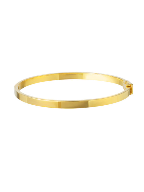 TOMEI Simplicity Bangle, Yellow Gold 916