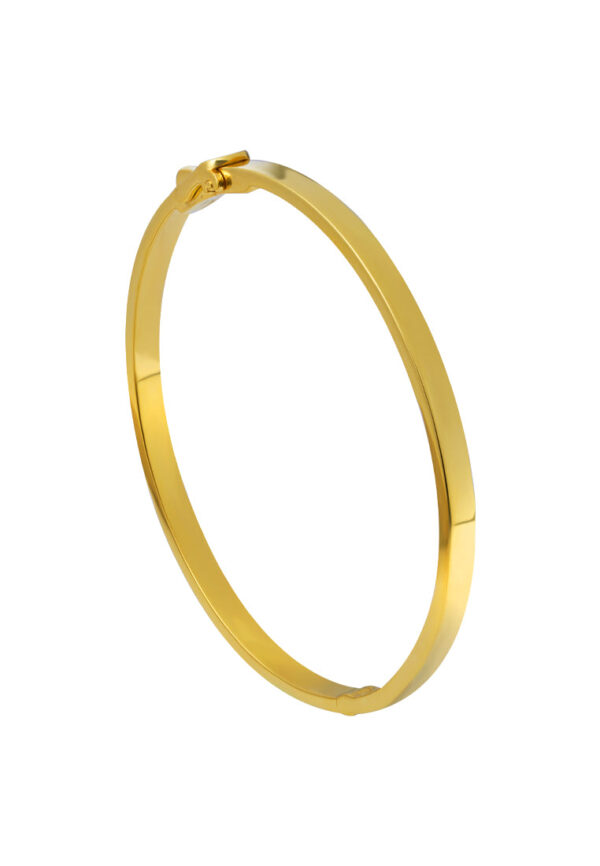 TOMEI Simplicity Bangle, Yellow Gold 916
