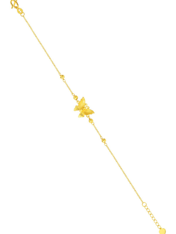 TOMEI XIFU Majestic Butterfly Bracelet, Yellow Gold 999