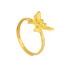 TOMEI XIFU Majestic Butterfly Ring, Yellow Gold 999