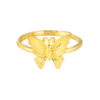 TOMEI XIFU Majestic Butterfly Ring, Yellow Gold 999