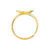 TOMEI XIFU Majestic Butterfly Ring, Yellow Gold 999