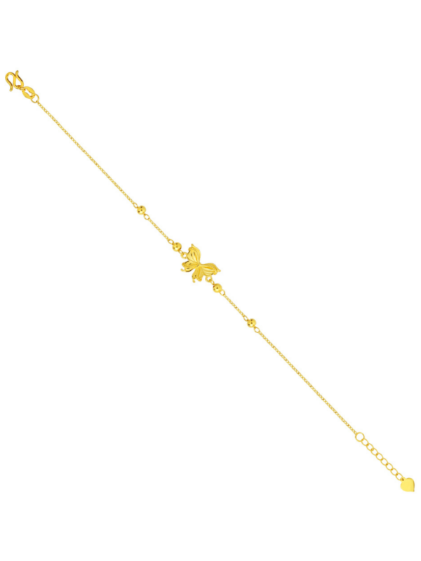 TOMEI XIFU Grandiose Butterfly Bracelet, Yellow Gold 999