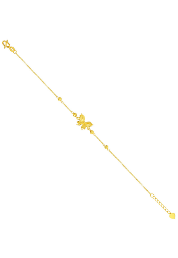 TOMEI XIFU Grandiose Butterfly Bracelet, Yellow Gold 999