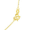 TOMEI XIFU Grandiose Butterfly Necklace, Yellow Gold 999