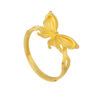 TOMEI XIFU Grandiose Butterfly Ring, Yellow Gold 999