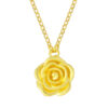 TOMEI XIFU Rose Necklace, Yellow Gold 999