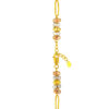 TOMEI Tri-Tone Cubic Bracelet, Yellow Gold 916