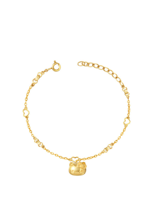 TOMEI X Sanrio Hello Kitty Bracelet, Yellow Gold 916
