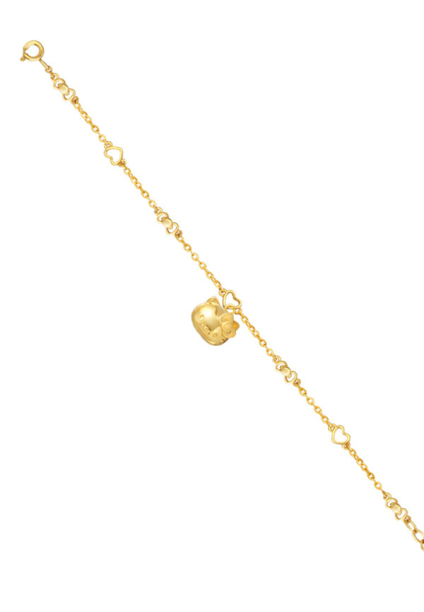TOMEI X Sanrio Hello Kitty Bracelet, Yellow Gold 916