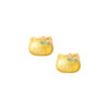 TOMEI X SANRIO Hello Kitty 50th Anniversary Earrings, Yellow Gold 916