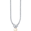 TOMEI [Online Exclusive] Pendant of Pearl-fect Ribbon I Silver