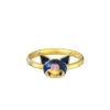 TOMEI X SANRIO Kuromi Ring, Yellow Gold 916