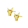 TOMEI X SANRIO Kuromi Earrings, Yellow Gold 916