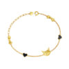 TOMEI X SANRIO Kuromi Bracelet, Yellow Gold 916