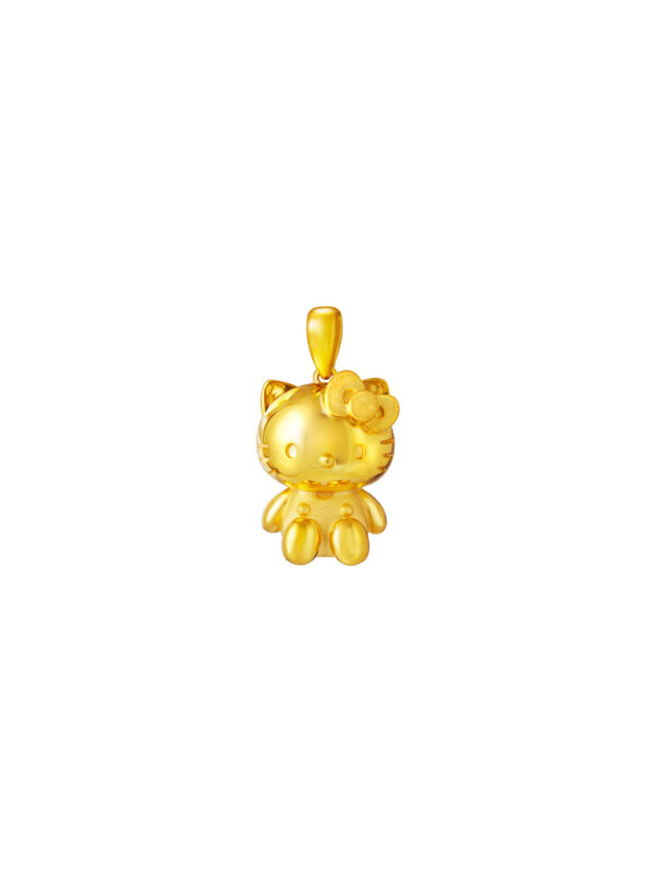 TOMEI X SANRIO Hello Kitty Pendant, Yellow Gold 916