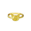 TOMEI X SANRIO Kuromi Head Ring, Yellow Gold 916