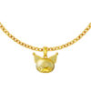 TOMEI X SANRIO Kuromi Head Pendant, Yellow Gold 916