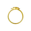 TOMEI X SANRIO Kuromi Head Ring, Yellow Gold 916