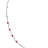 TOMEI Vibrant Ruby Bracelet, White Gold 750