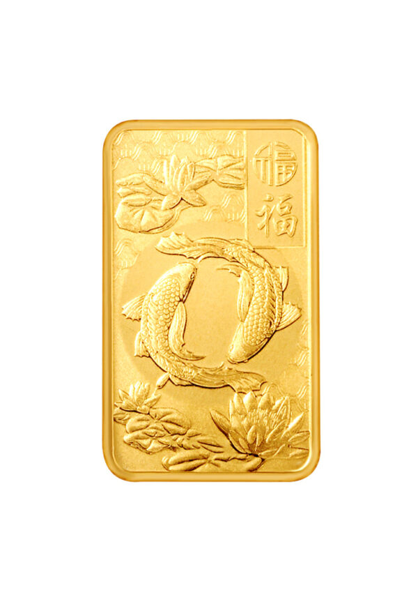 TOMEI x PAMP Suisse | Good Luck 2025 | Golden Carp 5GM | Fine Gold 9999