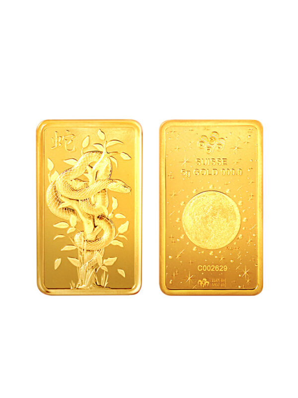 TOMEI x PAMP Suisse | The Lunar Legend Series 2025 | Legend Of The White Snake 5GM | Fine Gold 9999