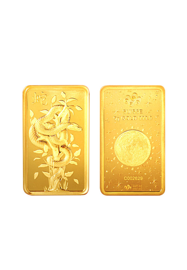 TOMEI x PAMP Suisse | The Lunar Legend Series 2025 | Legend Of The White Snake 5GM | Fine Gold 9999