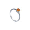 TOMEI Yellow Sapphire Solitaire Ring, White Gold 750